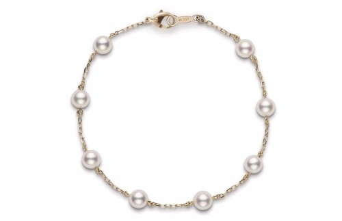 pearl station bracelet from mikimoto