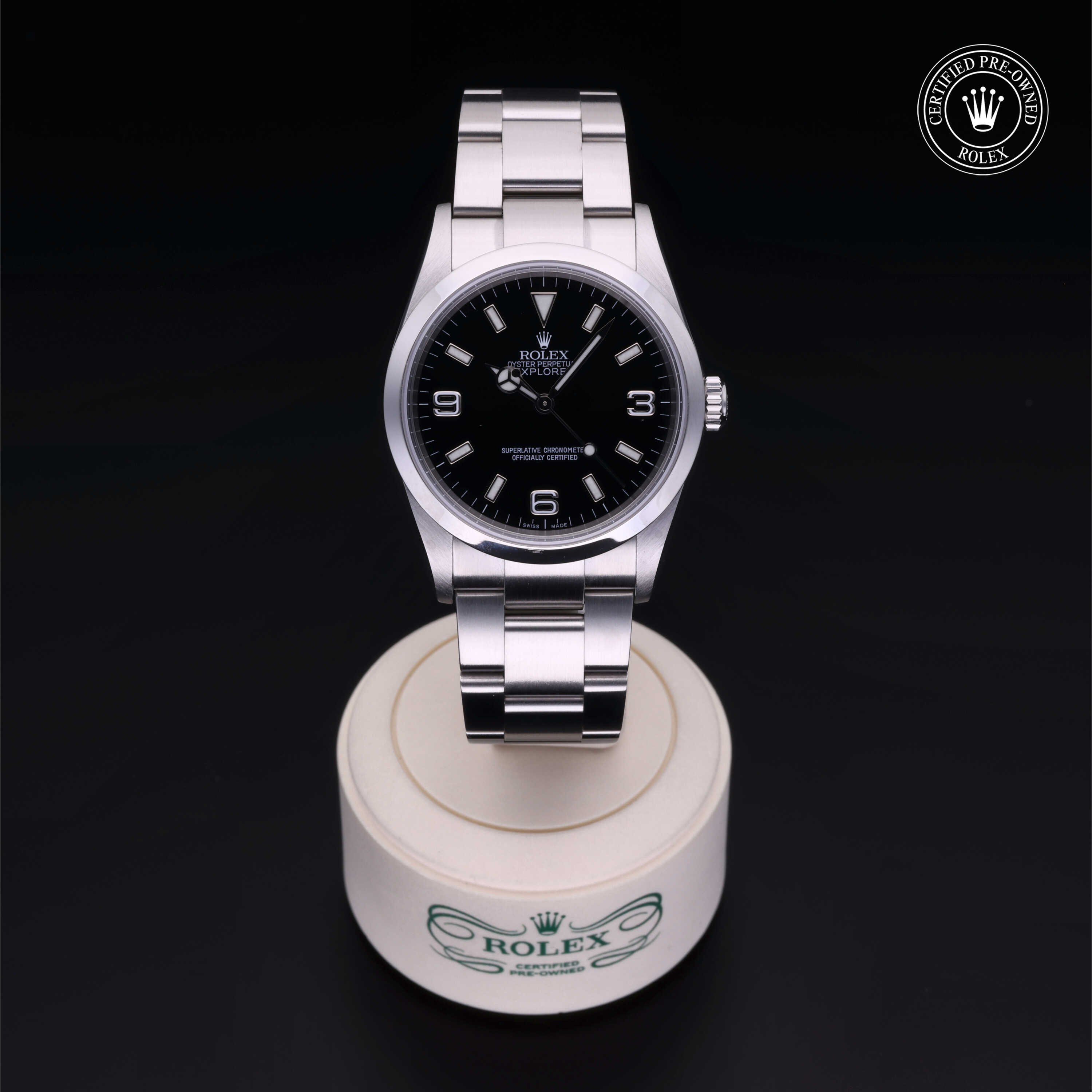 Rolex Explorer in Oystersteel M114270-0002 at Davidson & Licht