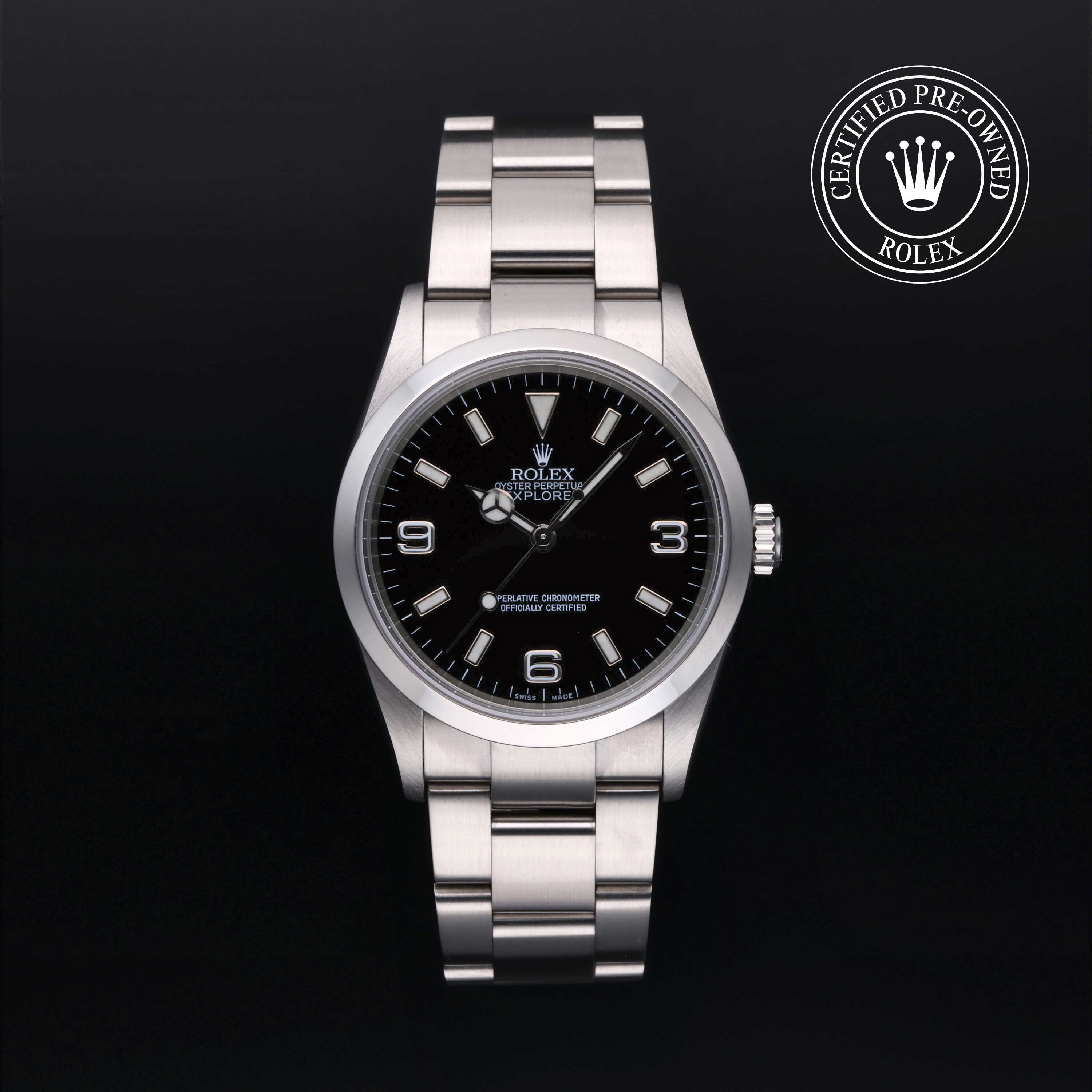 Rolex Explorer in Oystersteel M114270-0002 at Davidson & Licht