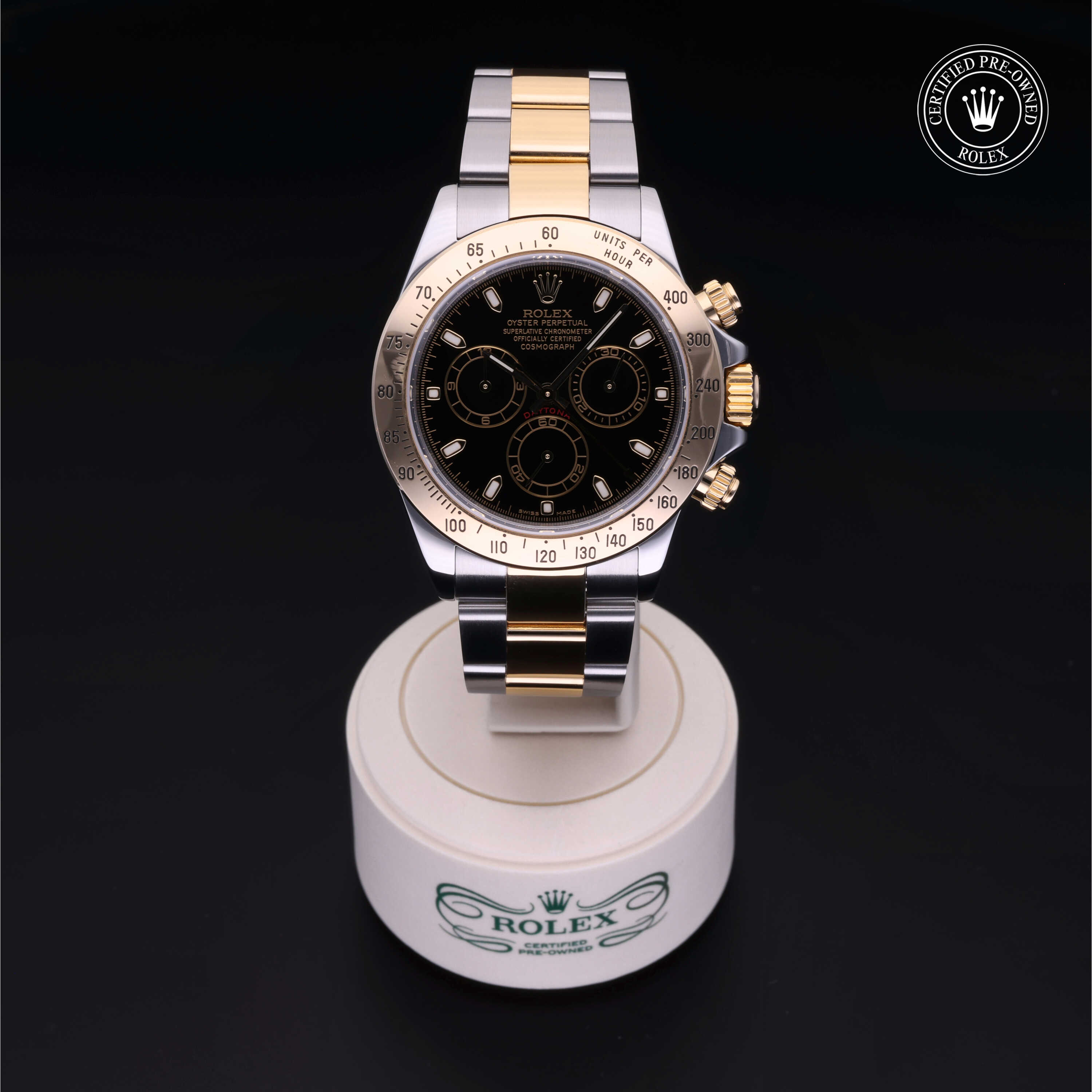 Rolex Cosmograph Daytona in Rolesor 18 Carat Yellow M116523-0028 at Davidson & Licht