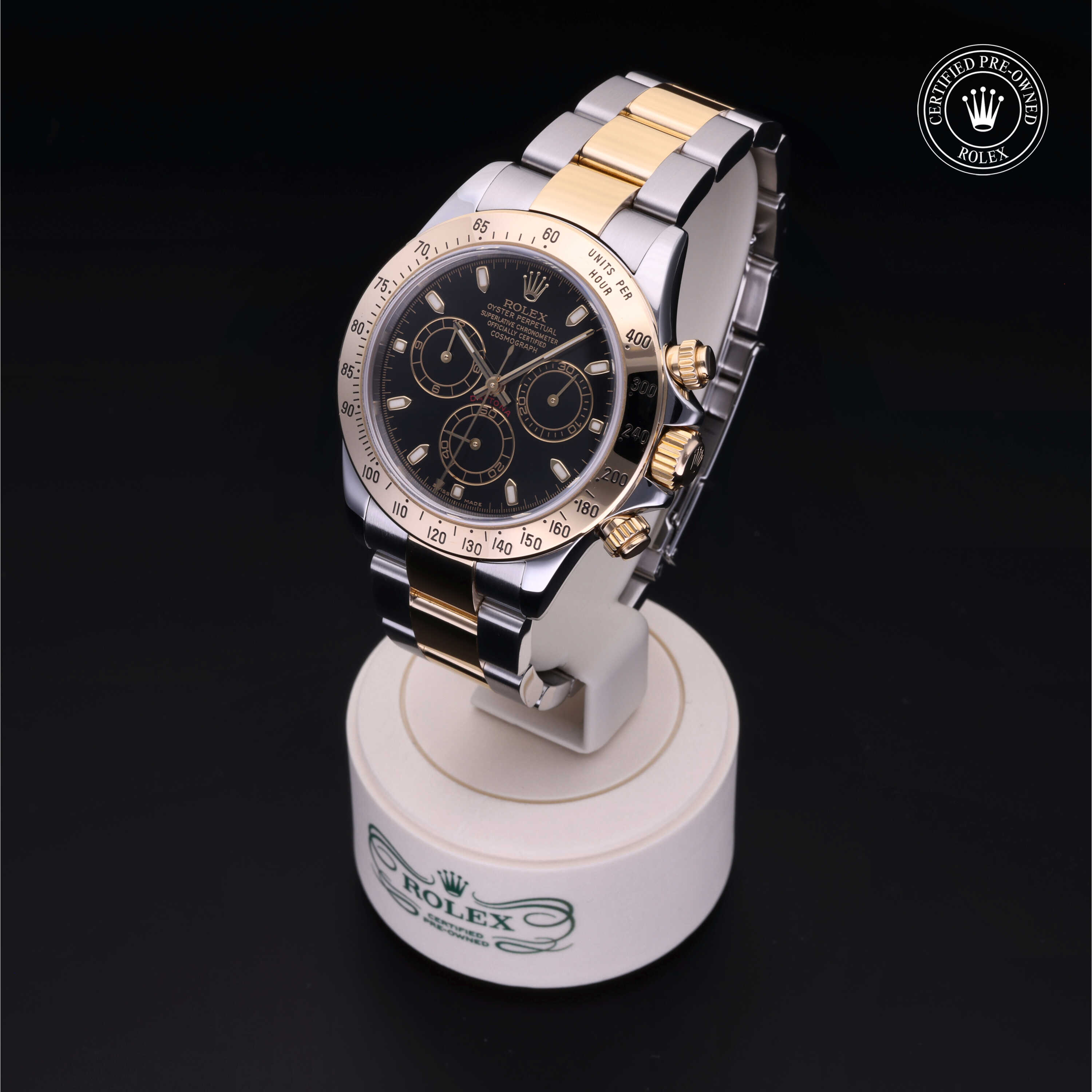 Rolex Cosmograph Daytona in Rolesor 18 Carat Yellow M116523-0028 at Davidson & Licht