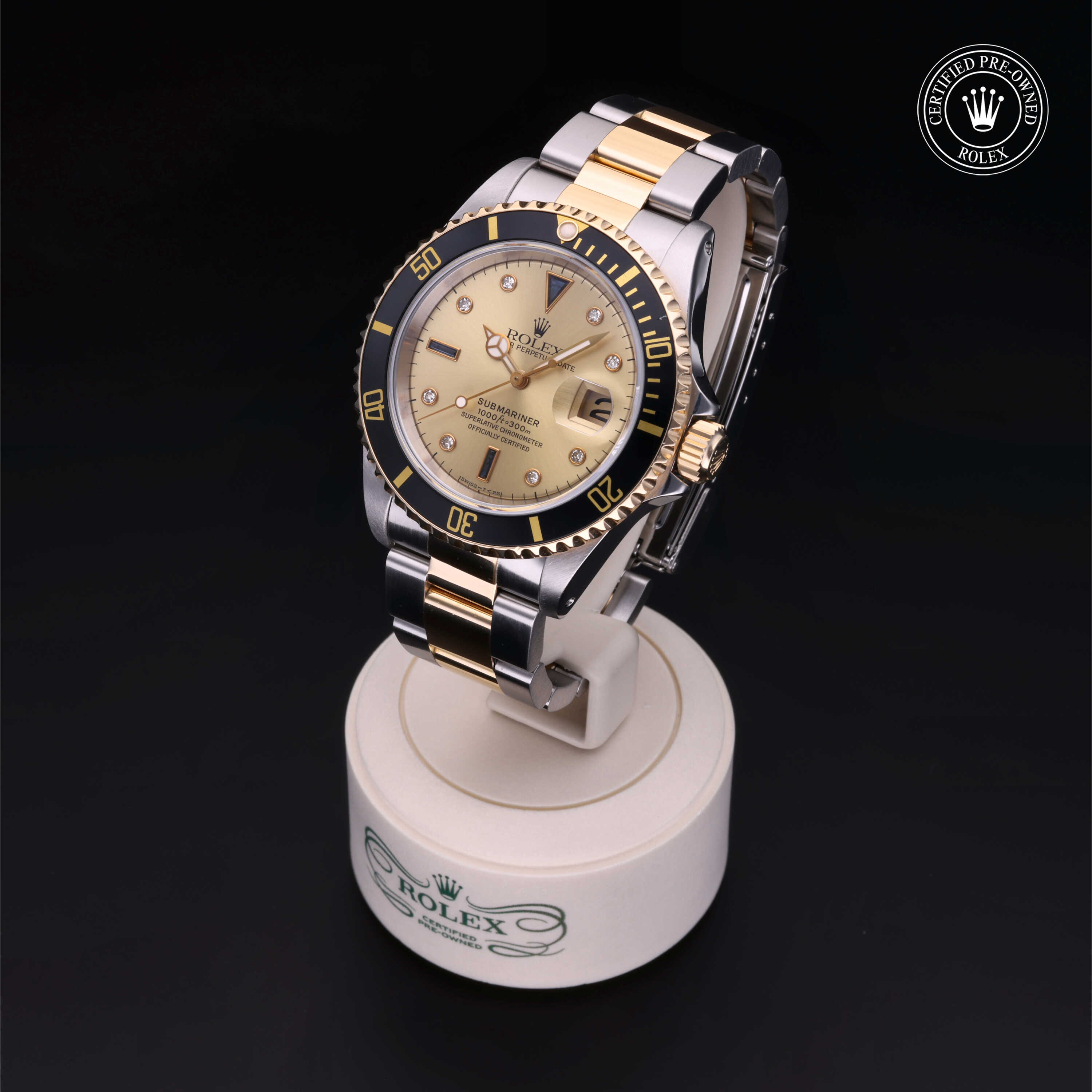 Rolex Submariner in Rolesor 18 Carat Yellow M16613 at Davidson & Licht