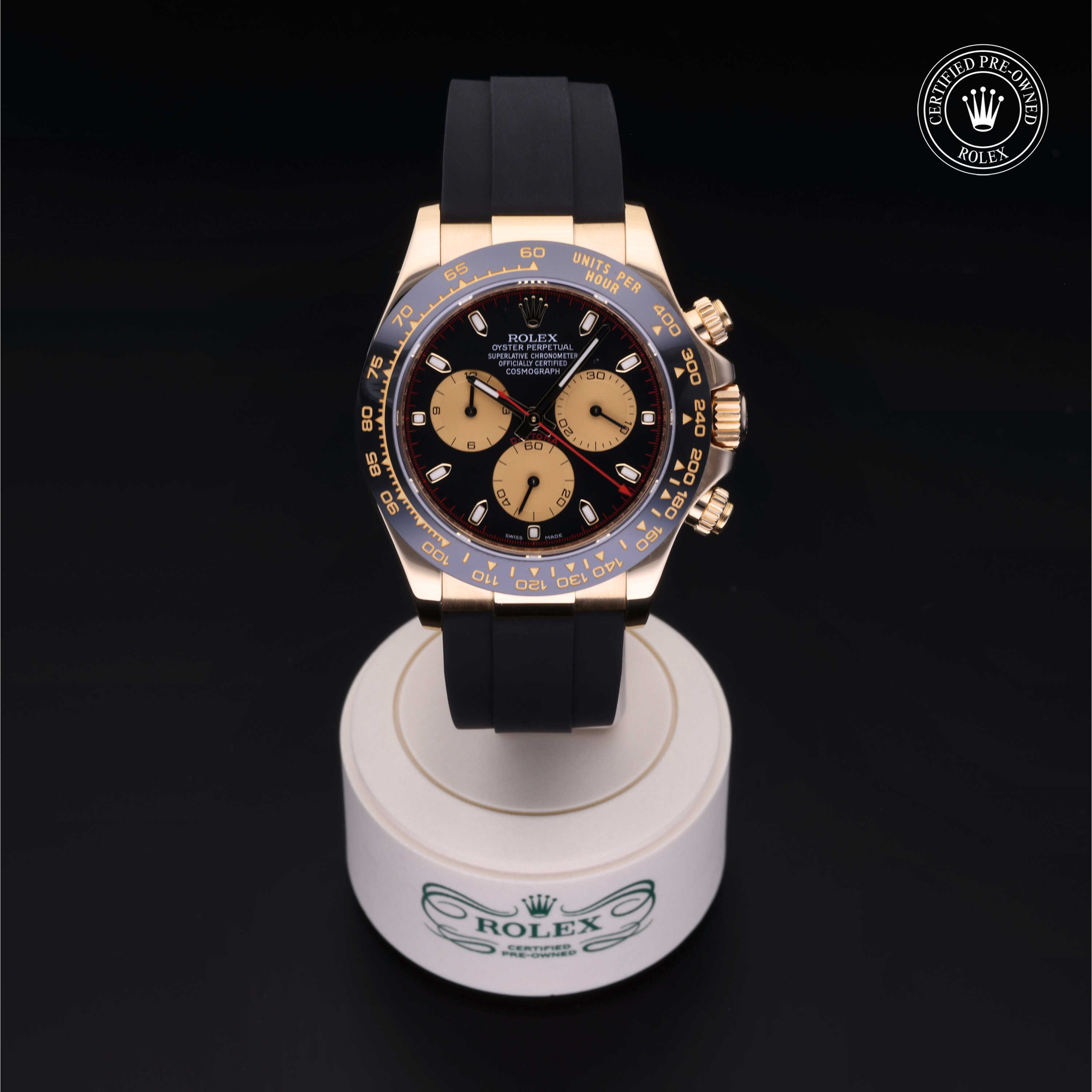 Rolex Cosmograph Daytona in Gold 18 Carat Yellow M116518LN-0040 at Davidson & Licht