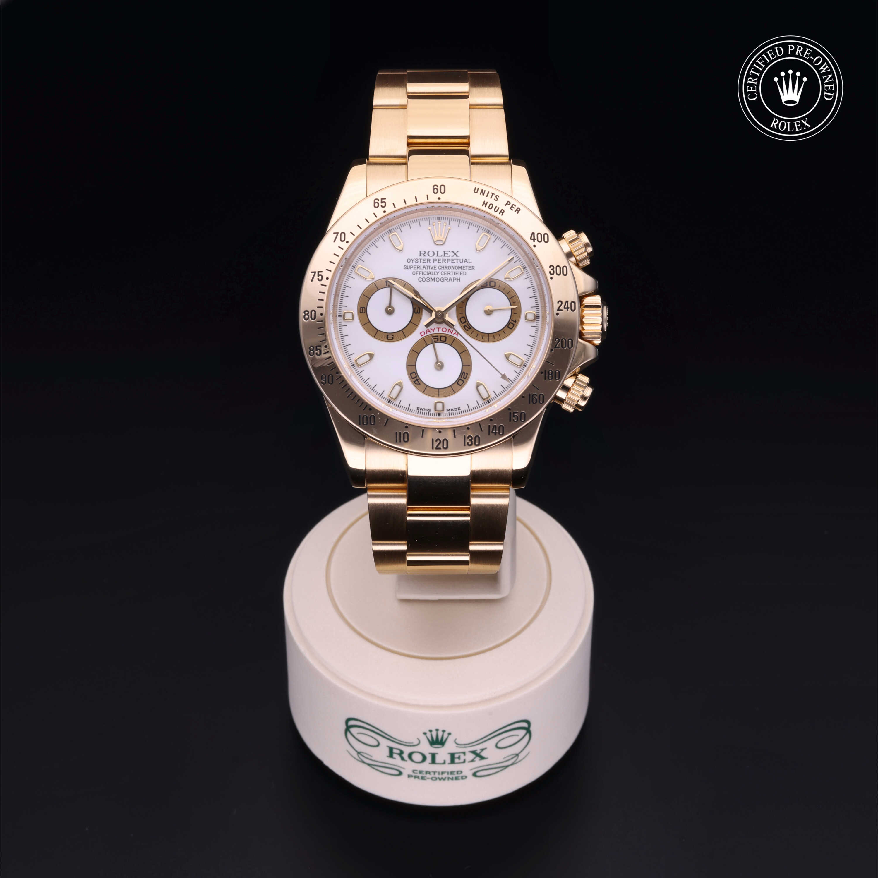 Rolex Cosmograph Daytona in 18 ct yellow gold M116528-0021 at Davidson & Licht