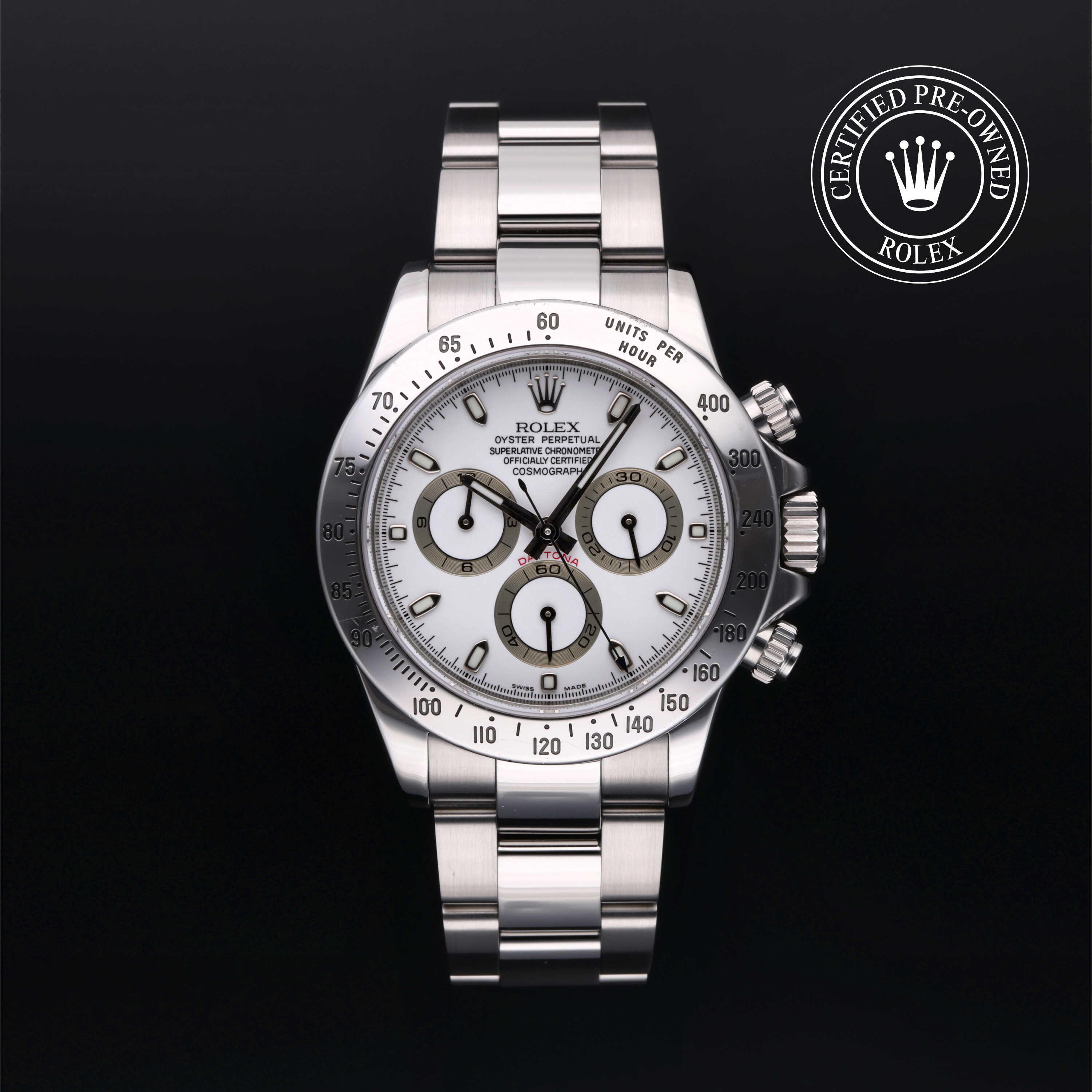 Rolex Cosmograph Daytona in Oystersteel M116520-0012 at Davidson & Licht