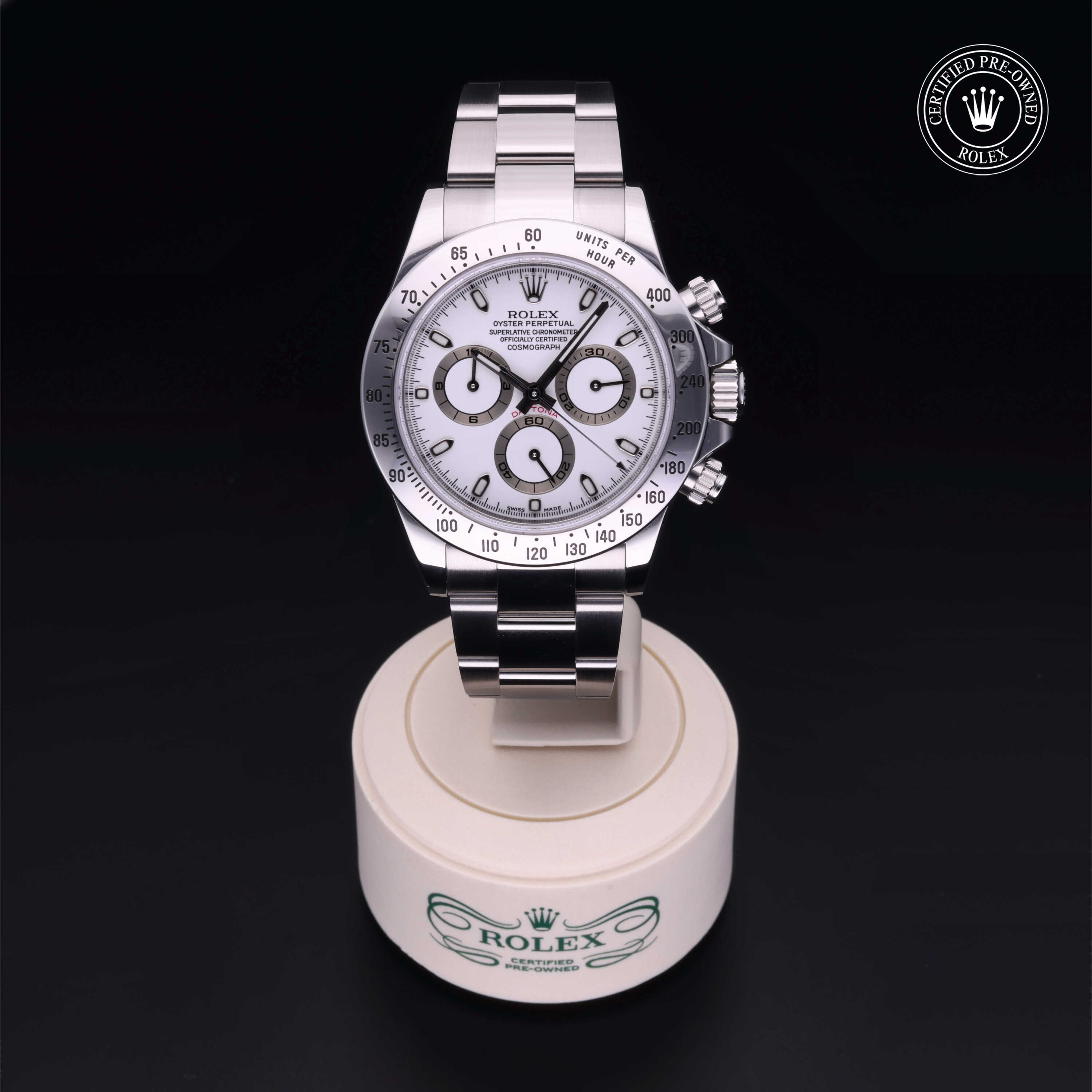 Rolex Cosmograph Daytona in Oystersteel M116520-0015 at Davidson & Licht