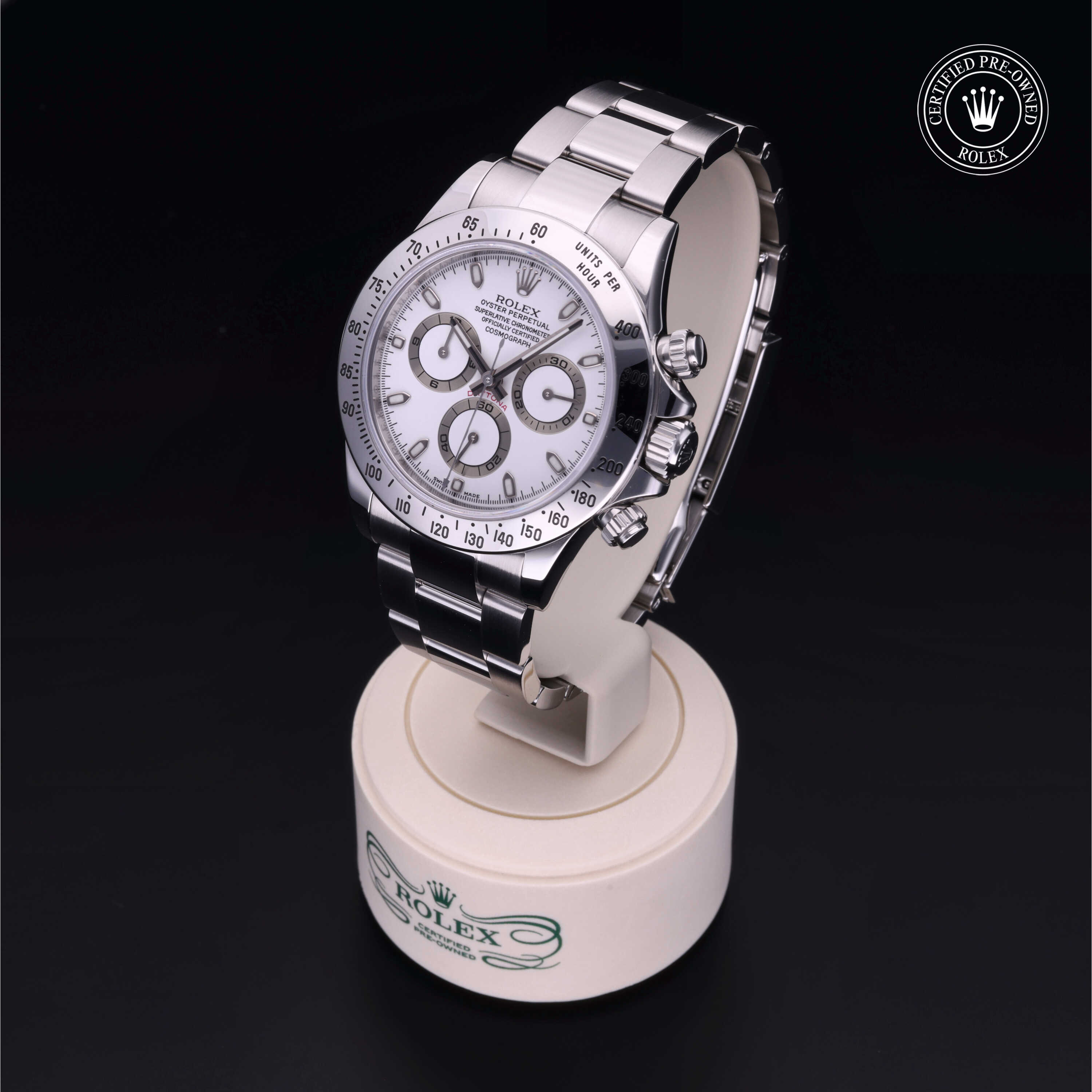 Rolex Cosmograph Daytona in Oystersteel M116520-0015 at Davidson & Licht