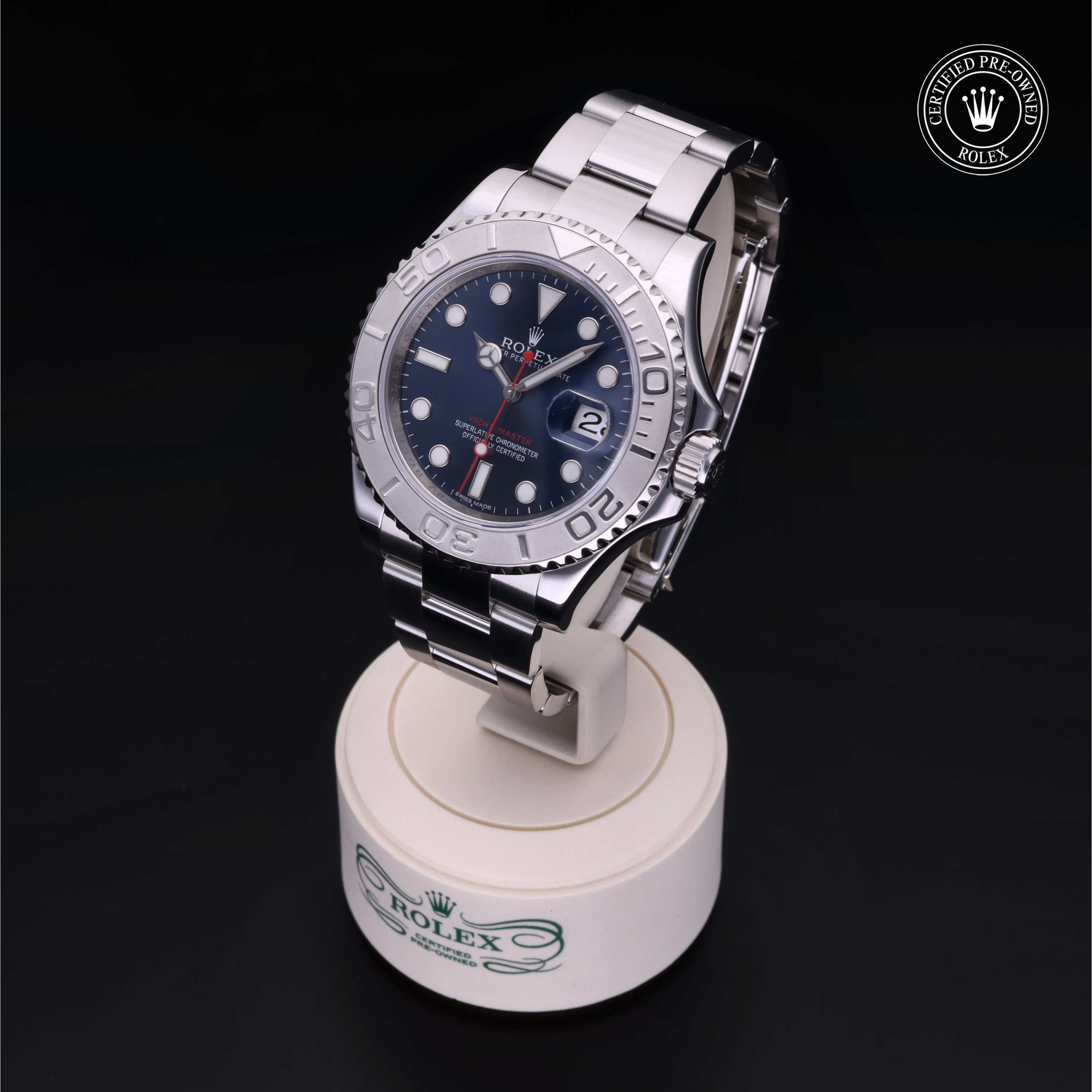 Rolex Yacht-Master in Oystersteel and platinum M116622-0001 at Davidson & Licht