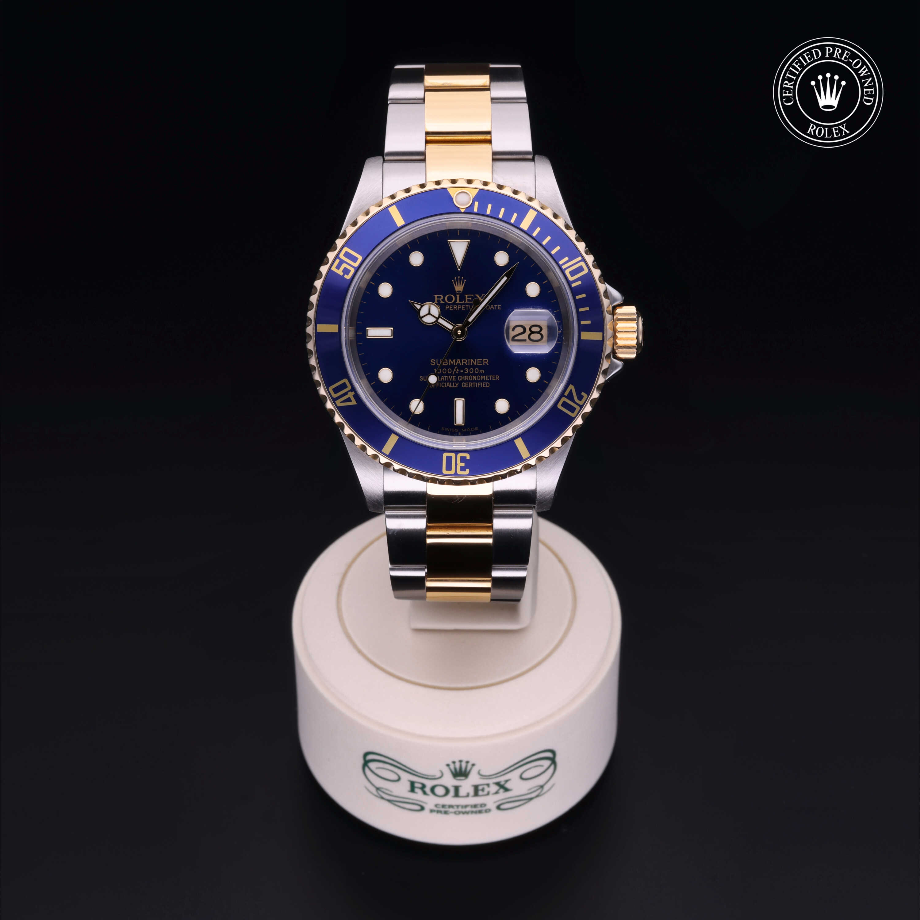 Rolex Submariner in Oystersteel and yellow gold M16613-0015 at Davidson & Licht