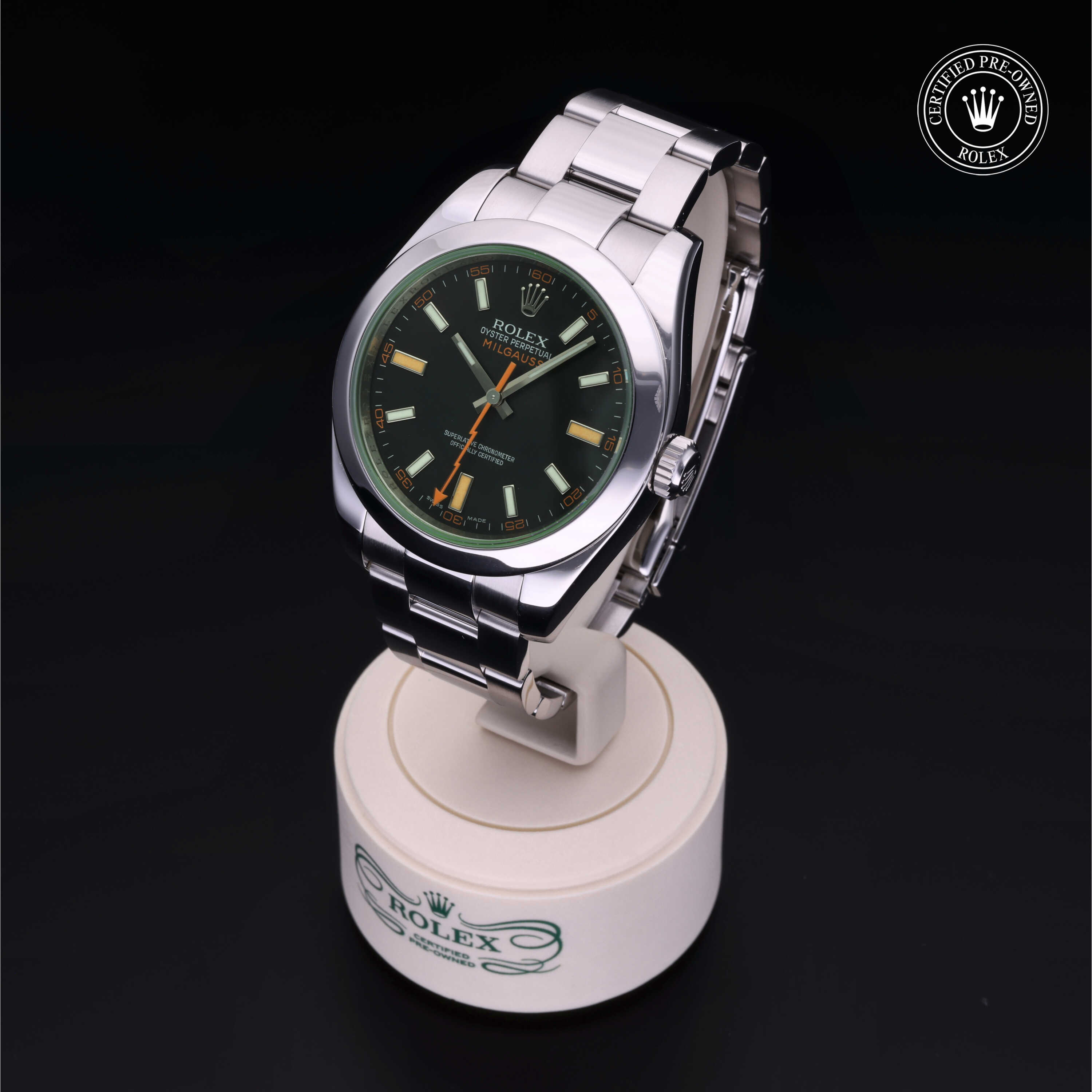 Rolex Milgauss in Oystersteel M116400GV-0001 at Davidson & Licht